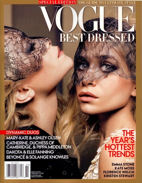 The Olsen twins cover US Vogue We can't believe that the MaryKate Olsen 